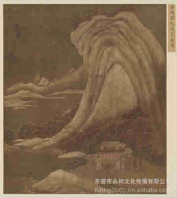 唐 杨升 蓬莱飞雪图页75×68