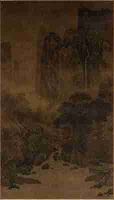 宋 佚名 秋山红树图轴 绢本197.8×111.8北京故宫