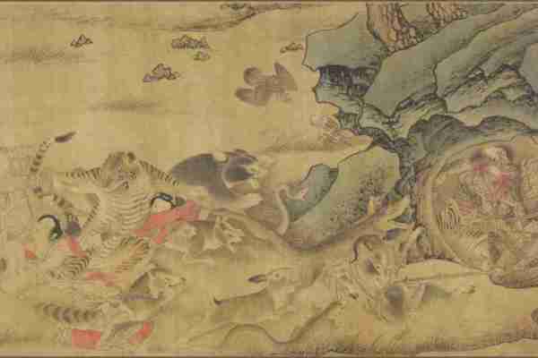 宋 佚名 搜山图 绢本53.3×533(二版)北京故宫